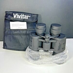 Vivitar 7x50 Binoculars UV Coated Optics w/ Case Manual NEW Open Bag